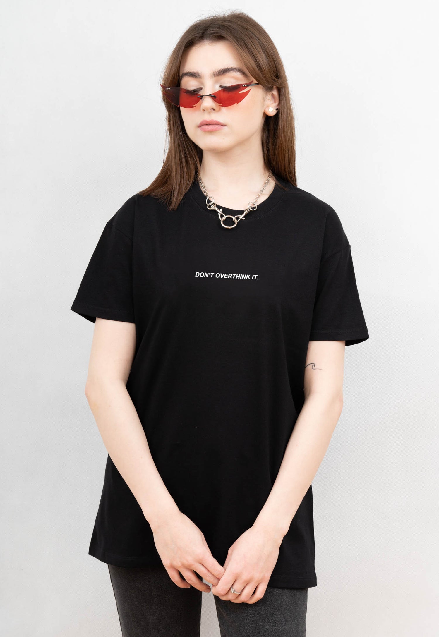 AYBL Script Oversized T Shirt - Black